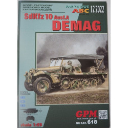 Sd. Kfz. 10 Ausf A. „Demag“ – lengvasis artilerinis vilkikas – rinkinys