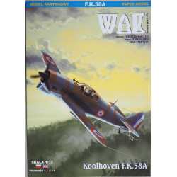 Koolhoven F. K. 58A – naikintuvas – rinkinys
