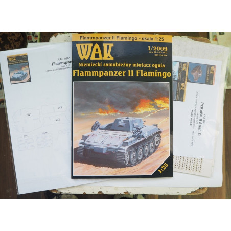 Flammpanzer II „Flamingo“ – savaeigis liepsnosvaidis – rinkinys