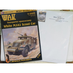 White M3A1 „Scout Car“ – šarvuotas transporteris – rinkinys