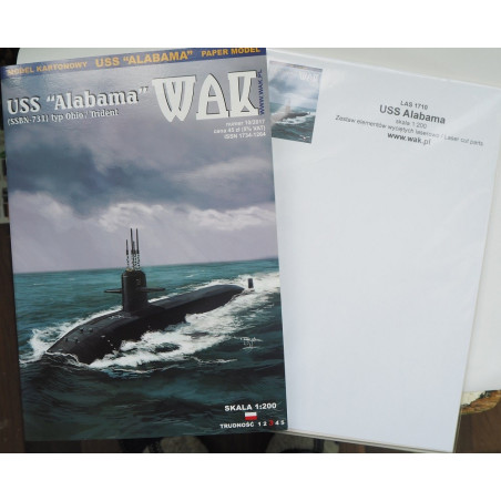 USS „Alabama“ – the American nuclear submarine - a kit