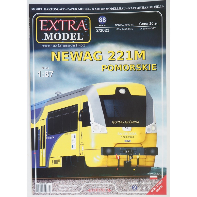 NEWAG 221 “Pomorskie Railways” – the Polish diesel regional train.