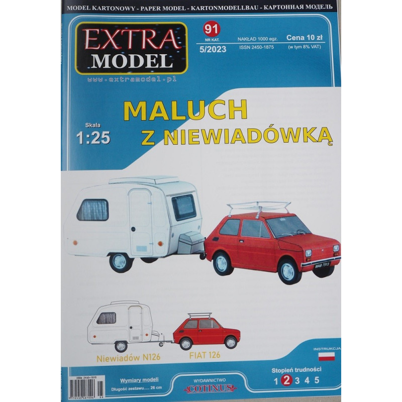 FIAT – 126 „Maluch ir N126 „Niewiadow“ – lenkiški lengvasis automobilis ir kemperis