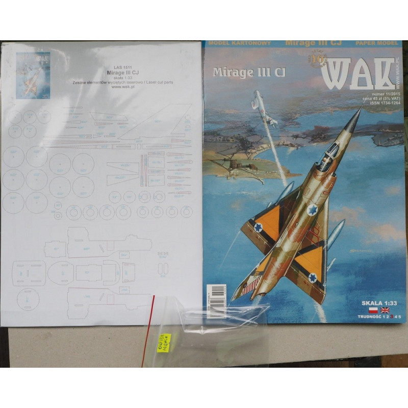 Dassault „Mirage“ III CJ – the French/ Israeli fighter - a kit