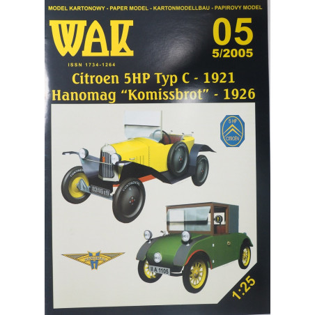 Citroen 5HP Typ C and Hanomag “Komissbrot” – the French and German light passenger cars