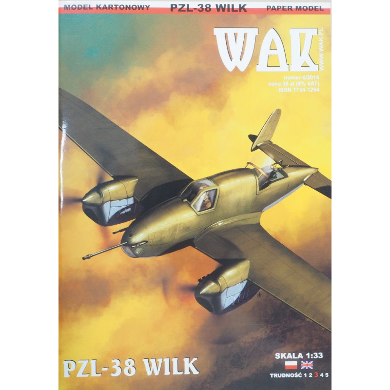 PZL-38 "Wilk" - Polish ground-attack aircraft - prototype