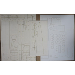 Mutsuki - Japanese destroyer - laser cut parts