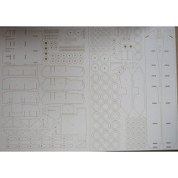 "Borsuk" - Polish infantry fighting vehicle - laser cut parts