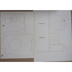 "Borsuk" - Polish infantry fighting vehicle - laser cut parts