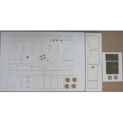 "Borsuk" - Polish infantry fighting vehicle - laser cut parts