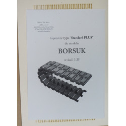 "Borsuk" - Lenkijos kovinė pėstininkų mašina - lazeriu pjauti vikšrai