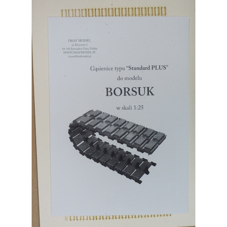 Borsuk - Polish infantry fighting vehicle - laser cut tracks