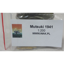 "Mutsuki" - Japanese squadron destroyer - turned metal artillery barrels