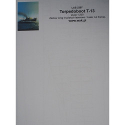 T – 13 Torpedoboot – the German torpedo ship - a kit