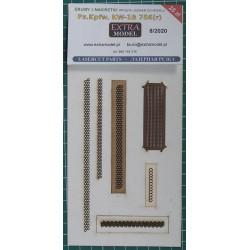 Pz. Kpfw. KV-1b 756(r) – the Soviet/ German heavy tank - laser cut screws