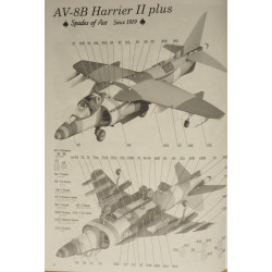 AV-8B :Harrier" II plus - JAV vertikalaus pakilimo - nusileidimo naikintuvas