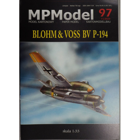 Blohm und Voss BV P-194 - German attack aircraft - prototype