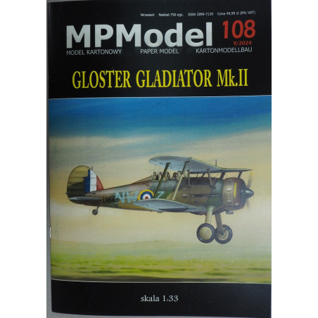 Gloster "Gladiator" Mk.II - Didžiosios Britanijos naikintuvas