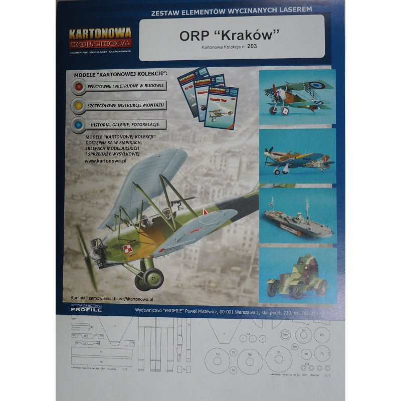 ORP "Krakow"/ ORP "Wilno" - lenkiški upiniai monitoriai - lazeriu pjautos detalės