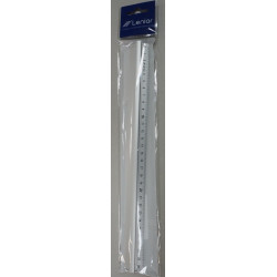 Aluminum ruler "Leniar" with handle - 30 cm