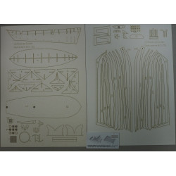 US Revenue cutter (1815) - laser cut parts