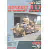 Renault R-17FT on a railway train platform - French/Polish light tank - dresine