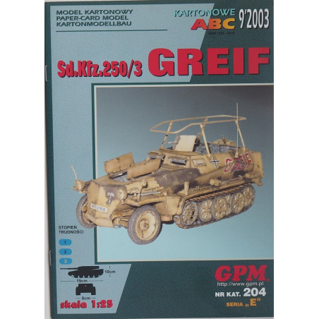 Sd. Kfz. 250/3 „Greif“ – the German armored transporter