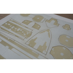 "Mutsuki" - the Japanese destroyer - a laser-cut and engraved deck details