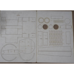 "Tiger I" Ausf. E - Vokietijos sunkusis tankas - lazeriu pjautos detalės