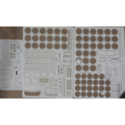 T-72 B3 - USSR main battle tank - a laser-cut details