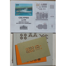 "Calypso" - the French research vessel - a laser cut deck equipment parts