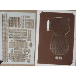 "Calypso" - the French research vessel - a laser cut deck equipment parts