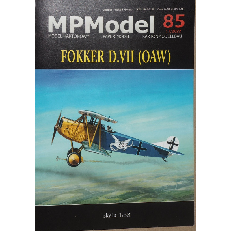 Fokker D.VII (OAW) - the German fighter