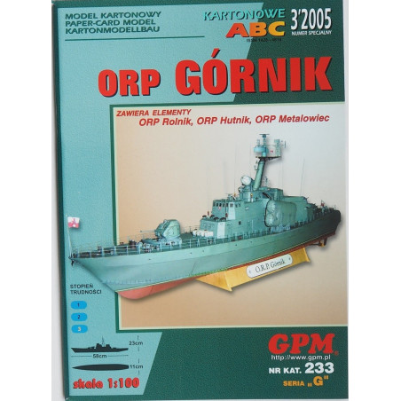 ORP „Gornik“ – the Polish PR small rocket ship