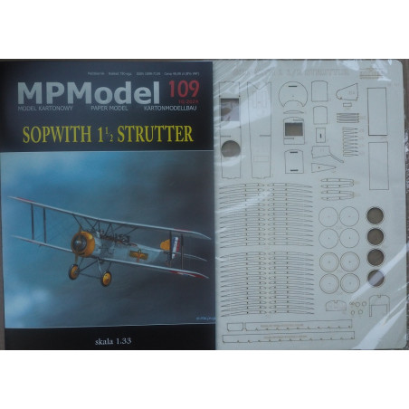Sopwith 1 1/2 "Strutter" - Didžiosios Britanijos/ Prancūzijos daugiatikslis lėktuvas - rinkinys