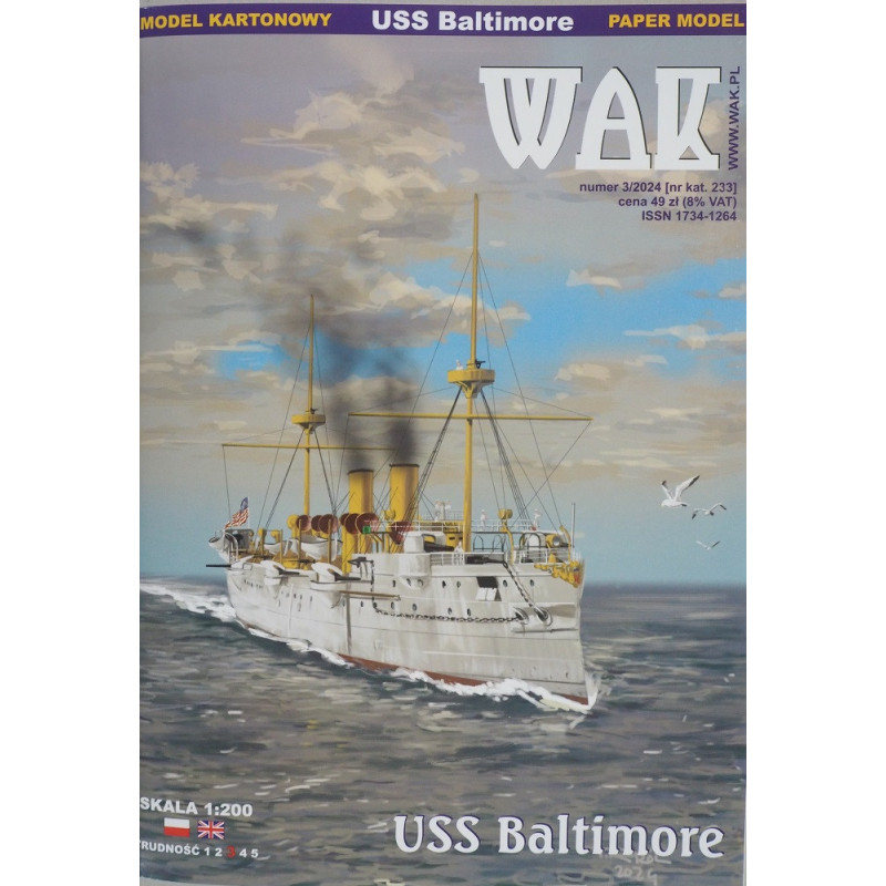 USS "Baltimore" (C-3)- US armored cruiser