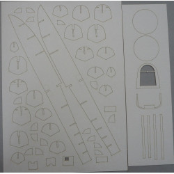 "Lublin R-XX" - the Polish naval torpedo-bomber - a laser-cut details