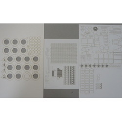 "Jeep" SAS - the American/ British combat light off-road car - a laser-cut details