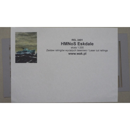 HNoMS «Eskdale» — норвежский эскортный миноносец - лазерная резка лееров