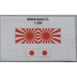 IJN - the canvas flags of the Japanese warships