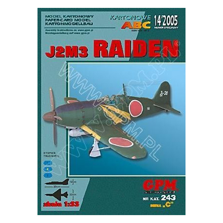 Mitsubishi J2M3 "Raiden" - japonų naikintuvas