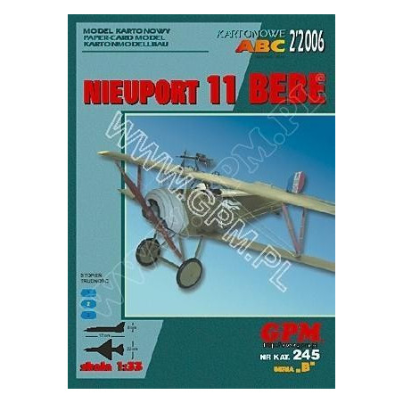 Nieuport 11 "Bebe" – the French fighter