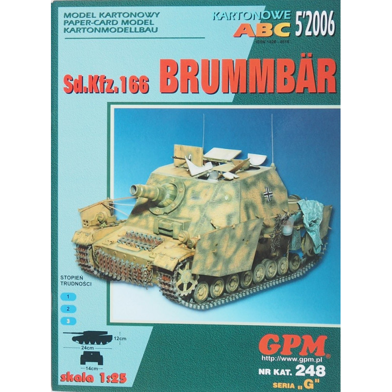 Sd. Kfz. 166 "Brummbar" - немецкая самоходка поддержки пехоты