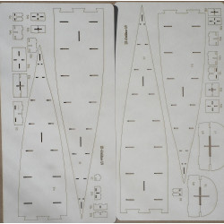 IJN „Tsushima“ - the Japanese armored cruiser - a laser-cut details