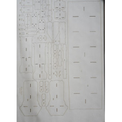 DKM "Prinz Eugen" - the German heavy cruiser - a laser-cut details