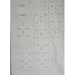 USS "Normandy" (CG-60" - the American guided-missile cruiser - a laser-cut details