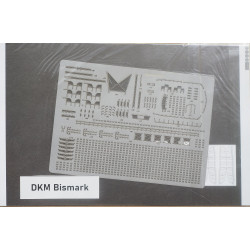 DKM "Bismarck" - the German battleship - a laser-cut laser cut deck equipment details