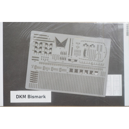 DKM "Bismarck" - the German battleship - a laser-cut laser cut deck equipment details