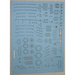 IJN „Tsushima“ - the Japanese armored cruiser - a laser-cut laser cut deck equipment details