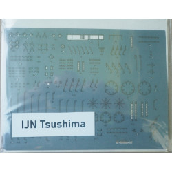 IJN «Tsushima» - японский броненосный крейсер - вырезанные лазером детали оснастки
